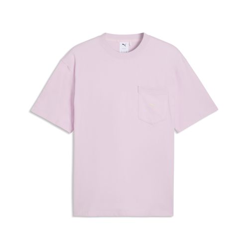 Select Essentials Pocket T-Shirt Men in Pink | Size Large - PUMA - Modalova