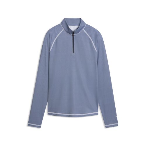 Birdseye Quarter-Zip Golf Jacket Women in White | Size Large - PUMA - Modalova