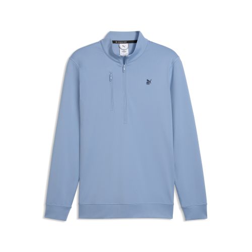 X REIGNING CHAMP Quarter-Zip Golf Jacket Men in Blue | Size Large - PUMA - Modalova