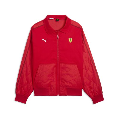Ferrari Premium T7 Race Jacket Relaxed Men in Red | Size Large - PUMA - Modalova
