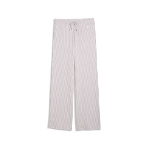 Essentials Wide Leg Relaxed Pants Women in Pink | Size Large - PUMA - Modalova