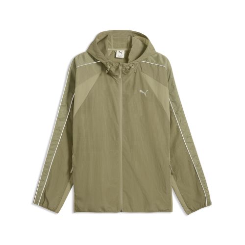 Run Culture Collective T7 Relaxed Track Jacket Men in Brown | Size Large - PUMA - Modalova