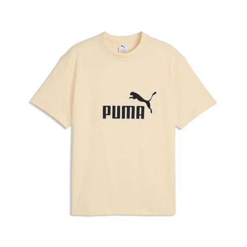 Essentials Elevated No.1 Relaxed T-Shirt Men in Yellow | Size Large - PUMA - Modalova