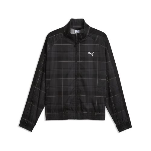T7 Relaxed Tartan Track Jacket Men in | Size Large - PUMA - Modalova