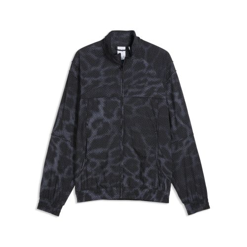 CLRT Printed Track Jacket Relaxed Unisex in Gray | Size Large - PUMA - Modalova
