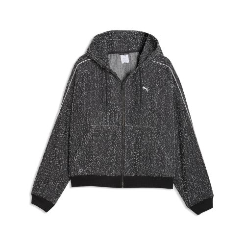 T7 Hooded Track Jacket Men in Gray | Size Large - PUMA - Modalova