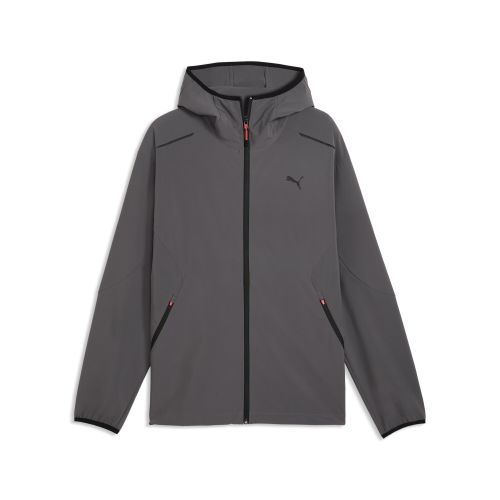 TECH 4-Way Stretch Relaxed Track Jacket Men in Gray | Size Large - PUMA - Modalova