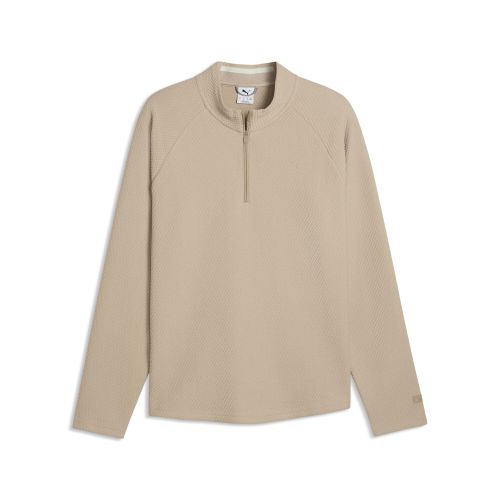 Boulder 2.0 Quarter-Zip Golf Jacket Men in Beige | Size Large - PUMA - Modalova