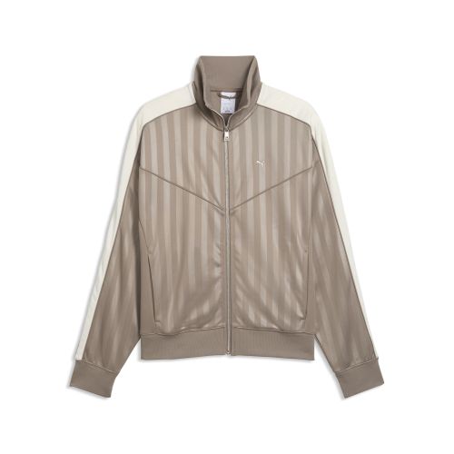 T7 Track Jacket Men in Beige | Size Large - PUMA - Modalova