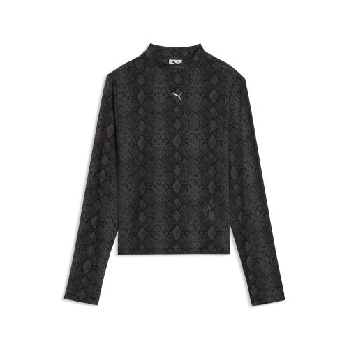 Snake Pack Printed Mesh T-Shirt Women in | Size Large - PUMA - Modalova