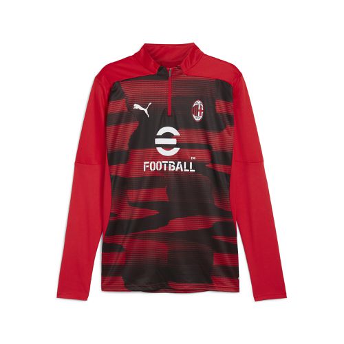 Camiseta prepartido AC Milan con cremallera de un cuarto para hombre - PUMA - Modalova