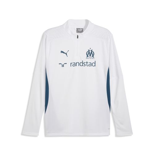 Camiseta de training Olympique de Marseille con cremallera de un cuarto para hombre - PUMA - Modalova