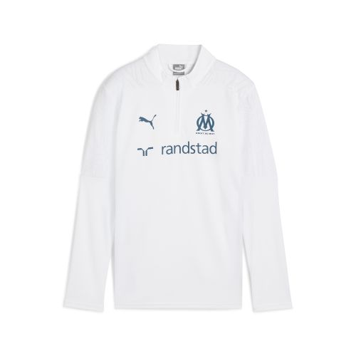 Maglia da training con zip corta Olympique de Marseille per ragazzi - PUMA - Modalova