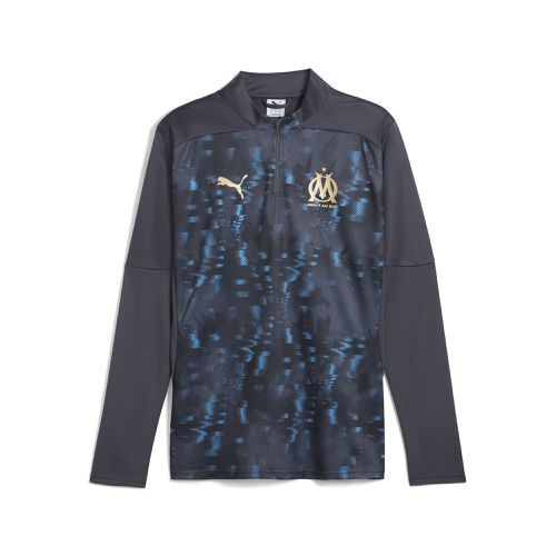 Chaqueta prepartido Olympique de Marseille con cremallera de un cuarto para hombre - PUMA - Modalova