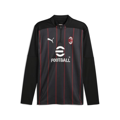 Camiseta prepartido del AC Milan con cremallera de un cuarto para hombre - PUMA - Modalova