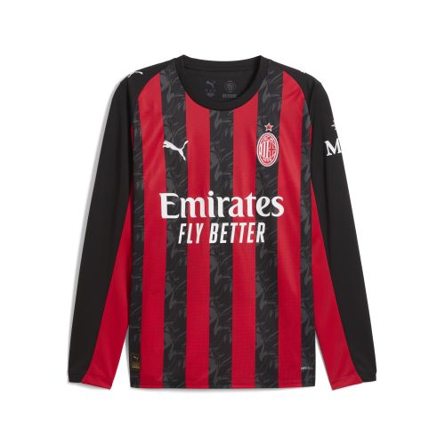 AC Milan 25/26 Long Sleeve Home Jersey Men in Red | Size Large - PUMA - Modalova