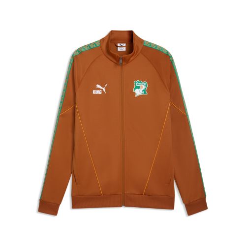 Ivory Coast KING Anthem Jacket Men in Brown | Size Large - PUMA - Modalova