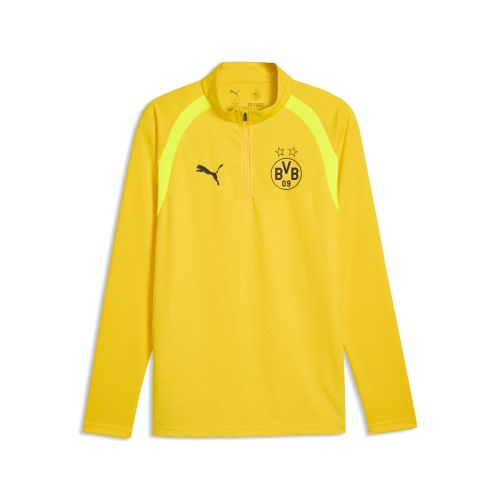 Maglia da training con zip corta Borussia Dortmund da uomo, Accessori, Giallo, S - PUMA - Modalova