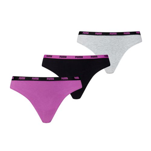 Tanga PUMA para mujer, pack de 3 - PUMA - Modalova