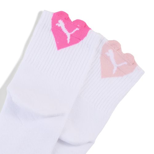 Women's Heart Short Crew Socks 2 pack in | Size 2.5-5 - PUMA - Modalova