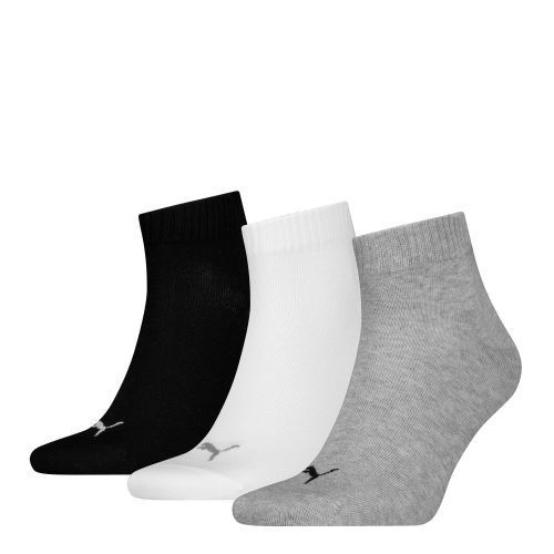 Quarter Socks 3 Pack Unisex in Gray | Size 2.5-5 - PUMA - Modalova