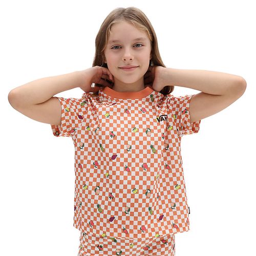 Camiseta De Niñas Fruit Checker De Corte Cuadrado (8-14 Años) (sun Baked) Girls , Talla L - Vans - Modalova