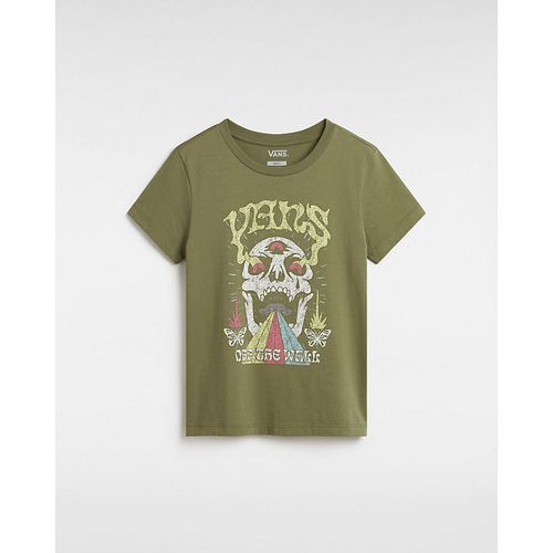 Camiseta De Cuello Redondo Skull Sauce (olivine) Mujer , Talla L - Vans - Modalova