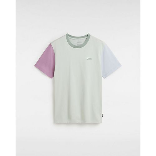 Camiseta De Corte Boyfriend Colorblock (pale Aqua-smoky Grape) Mujer , Talla L - Vans - Modalova