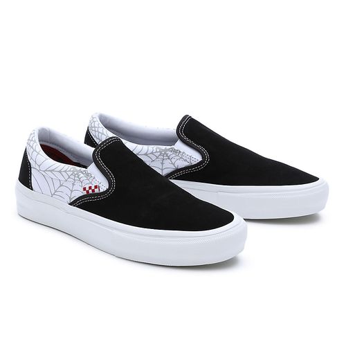 Zapatos Sin Cordones Hombre  Vans Slip-On Pewter Zapatos De Skate