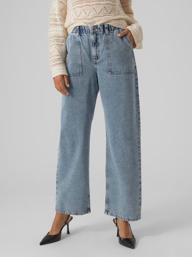 Vmpam Mid Rise Cargo Fit Jeans - Vero Moda - Modalova