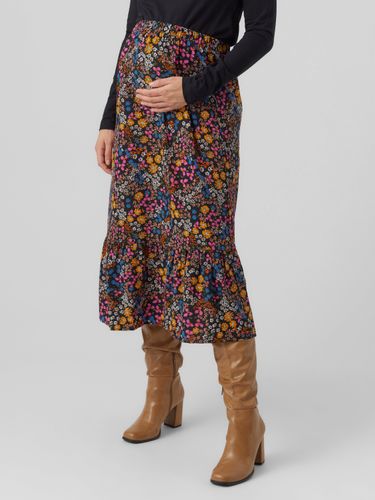 High Waist Midi Skirt - MAMA.LICIOUS - Modalova