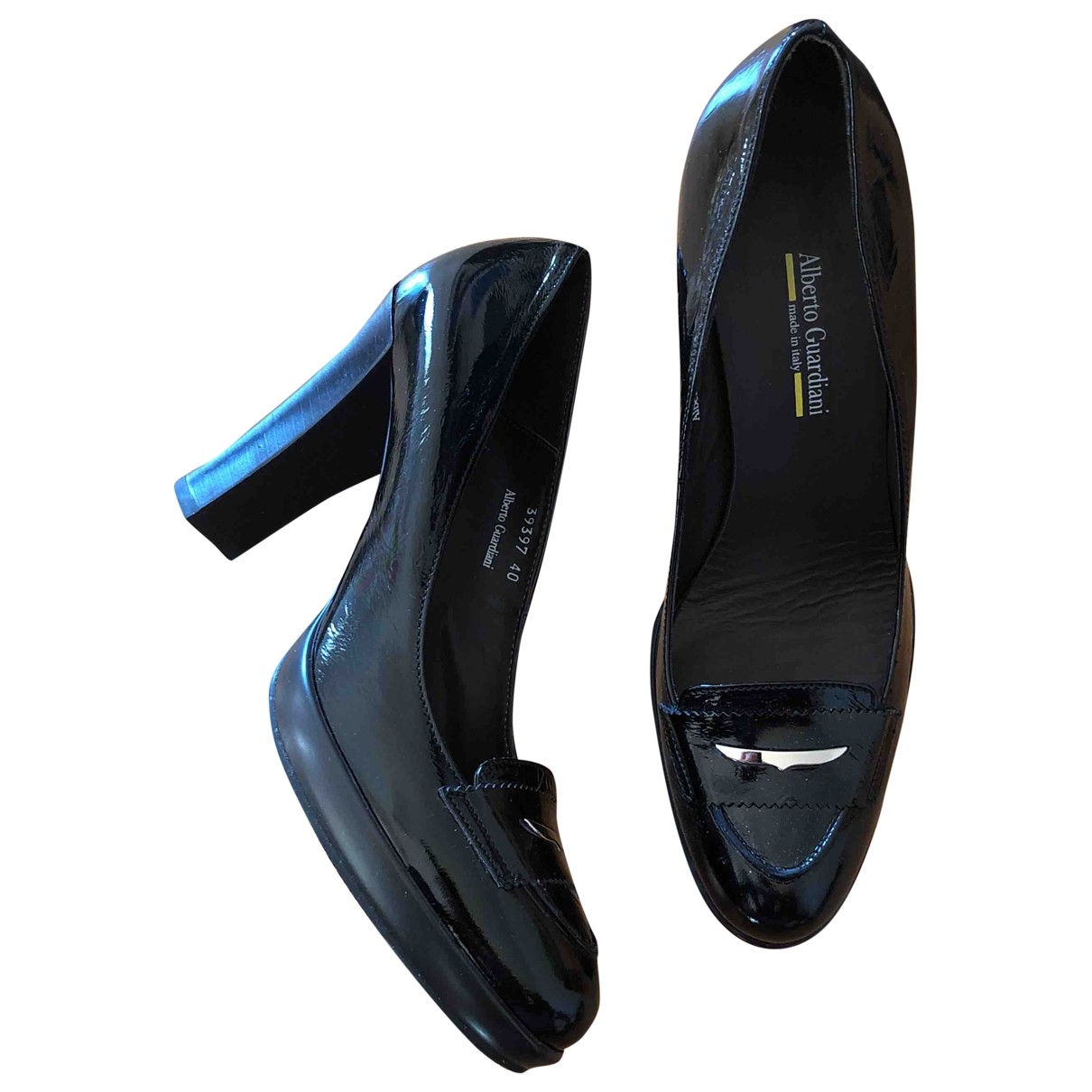 Patent leather heels - Alberto Guardiani - Modalova