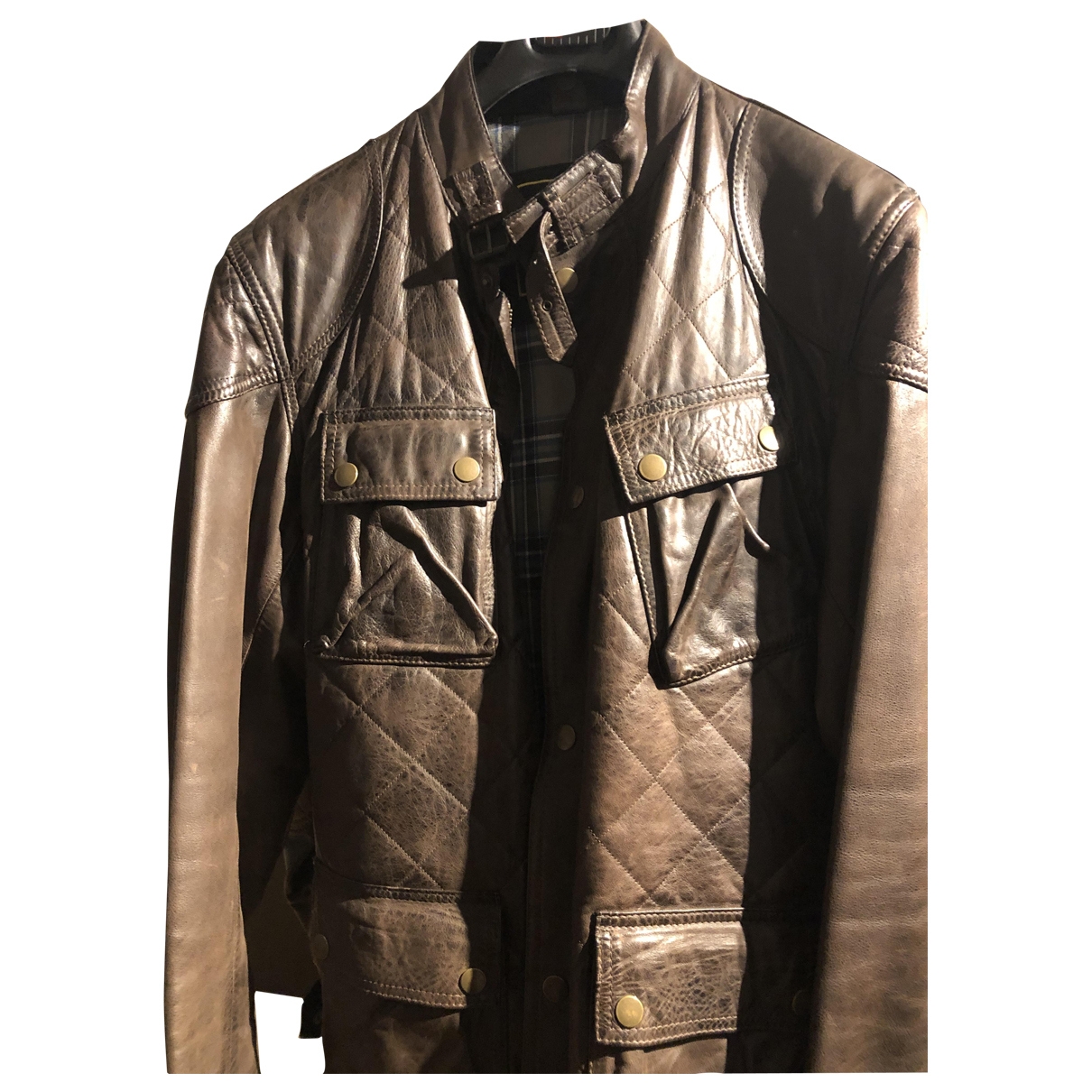 Belstaff Leather coat - Belstaff - Modalova