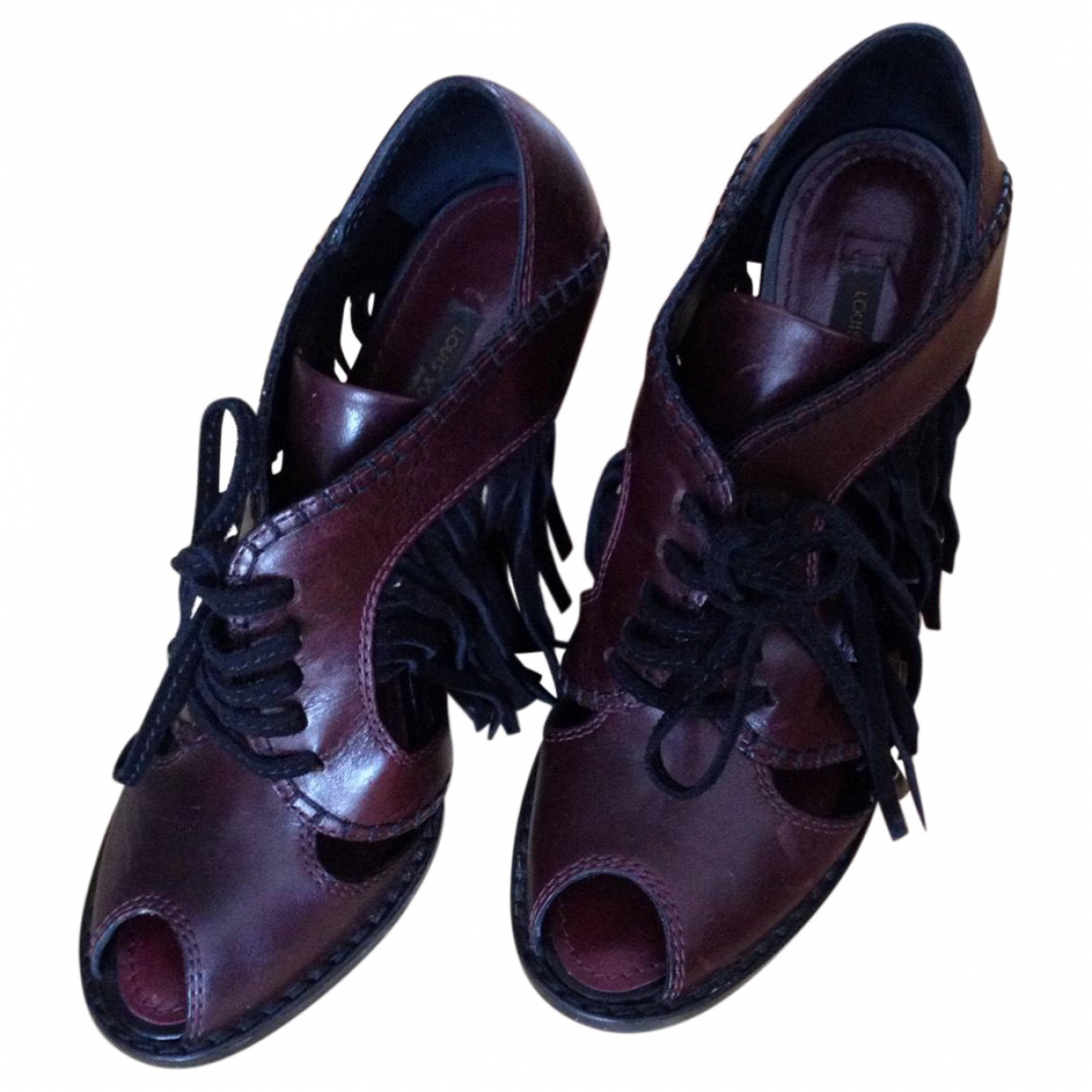 Leather court shoes - Louis Vuitton - Modalova