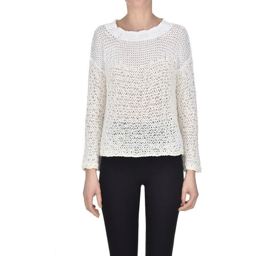 Pullover cropped in maglia intrecciata - Cividini - Modalova