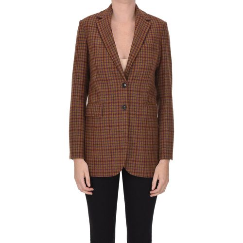 Blazer in panno stampa check - Circolo 1901 - Modalova