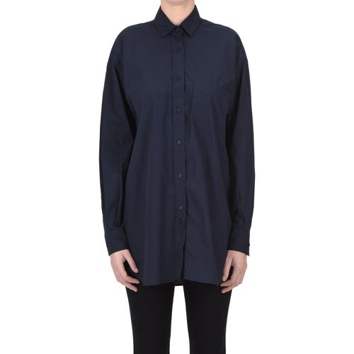 Camicia oversize in cotone - closed - Modalova