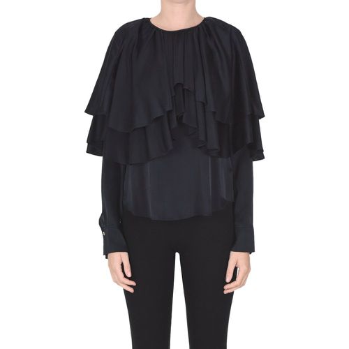 Blusa in seta con balze - Forte_Forte - Modalova