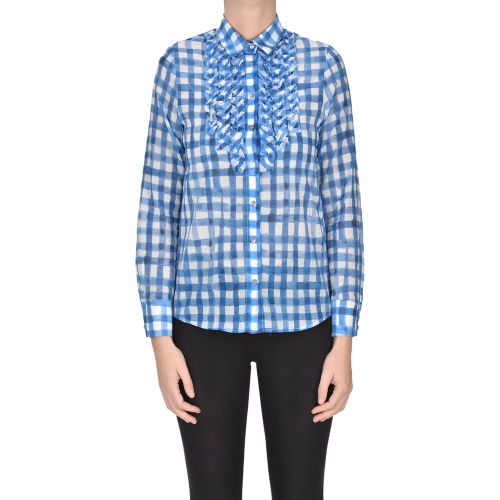 Camicia stampa Vichy con ruches - 19.61 Milano - Modalova