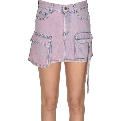 Mini gonna in denim stile cargo - Dondup - Modalova