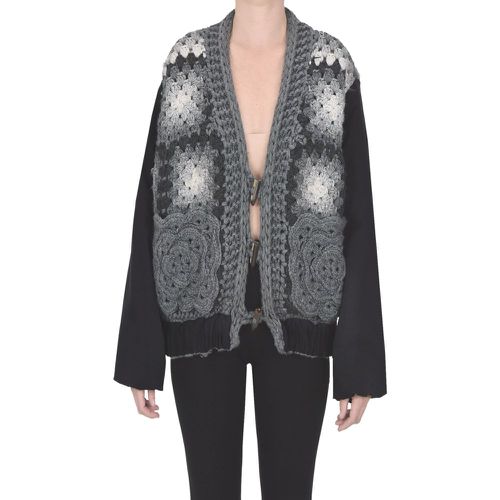 Giacca stile bomber in maglia crochet - Tu Lizè - Modalova