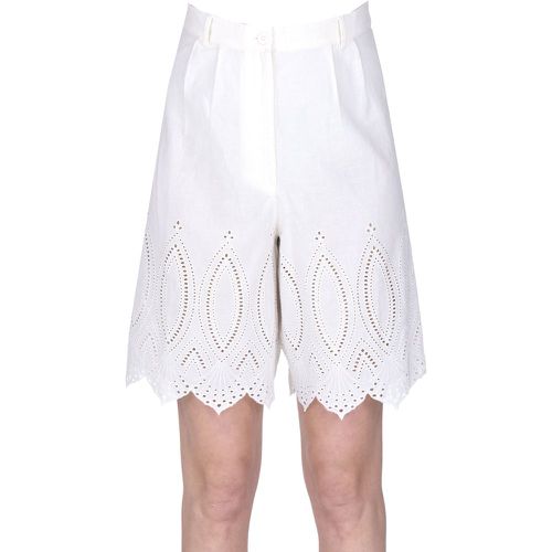 Shorts in cotone e lino - Sessun - Modalova