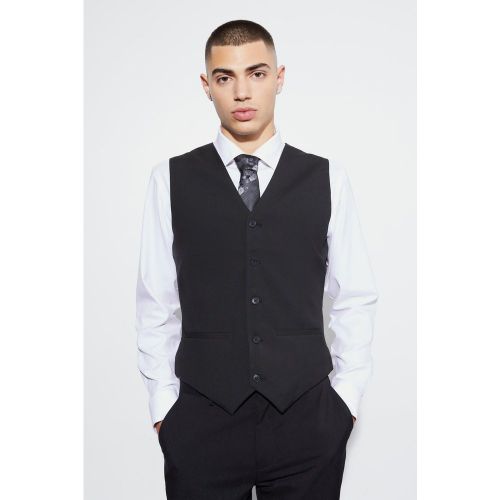 Chaleco Súper Ajustado, Negro - boohoo - Modalova