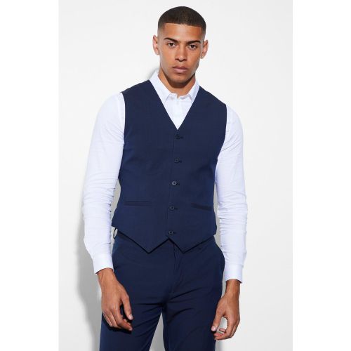 Chaleco Ajustado, Navy - boohoo - Modalova