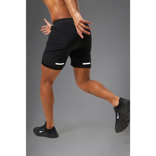 Pantaloncini Man Active 2 in 1 per alta performance - boohoo - Modalova