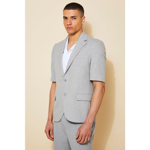 Chaqueta De Traje Holgada De Manga Corta - boohoo - Modalova
