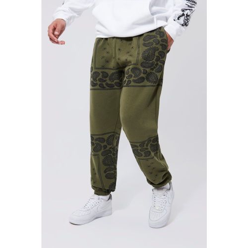 Pantalón Deportivo Tall Con Estampado Bandana - boohoo - Modalova