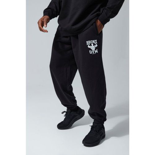 Pantaloni tuta oversize Man Active Bronx Gym - boohoo - Modalova