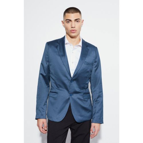 Chaqueta De Traje Ajustada De Raso - boohoo - Modalova