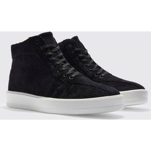 Zapatillas Deportivas Altas De Pana - boohoo - Modalova